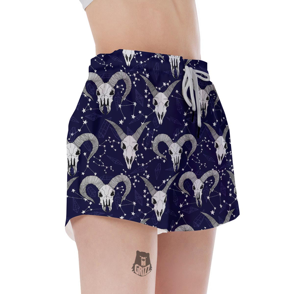 Capricorn Astrology Magic Witch Women's Shorts-grizzshop
