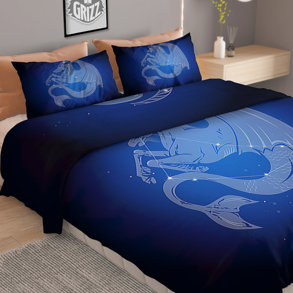 Clown Scary Cartoon Print Duvet Cover Bedding Set