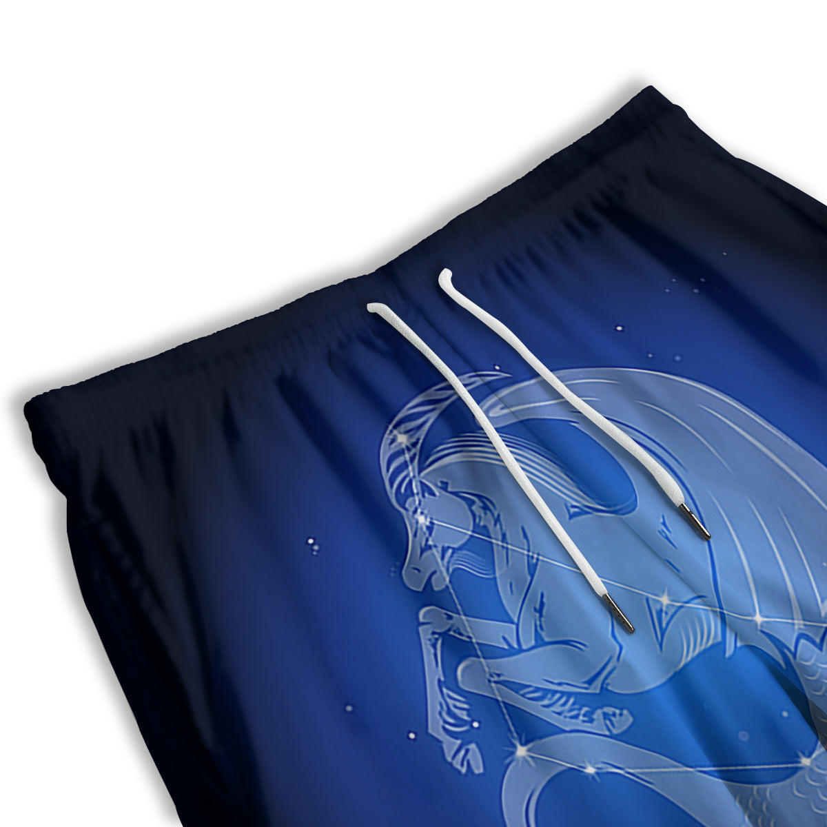 Capricorn Constellation Print Men's Athletic Shorts