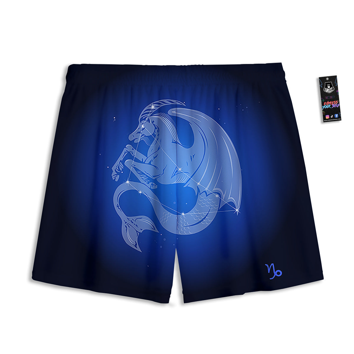 Clown Scary Cartoon Print Mesh Shorts