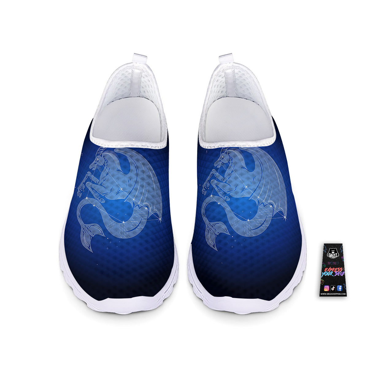 Capricorn Constellation Print Nurse Shoes-grizzshop