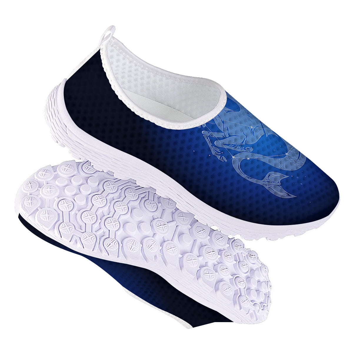 Capricorn Constellation Print Nurse Shoes-grizzshop