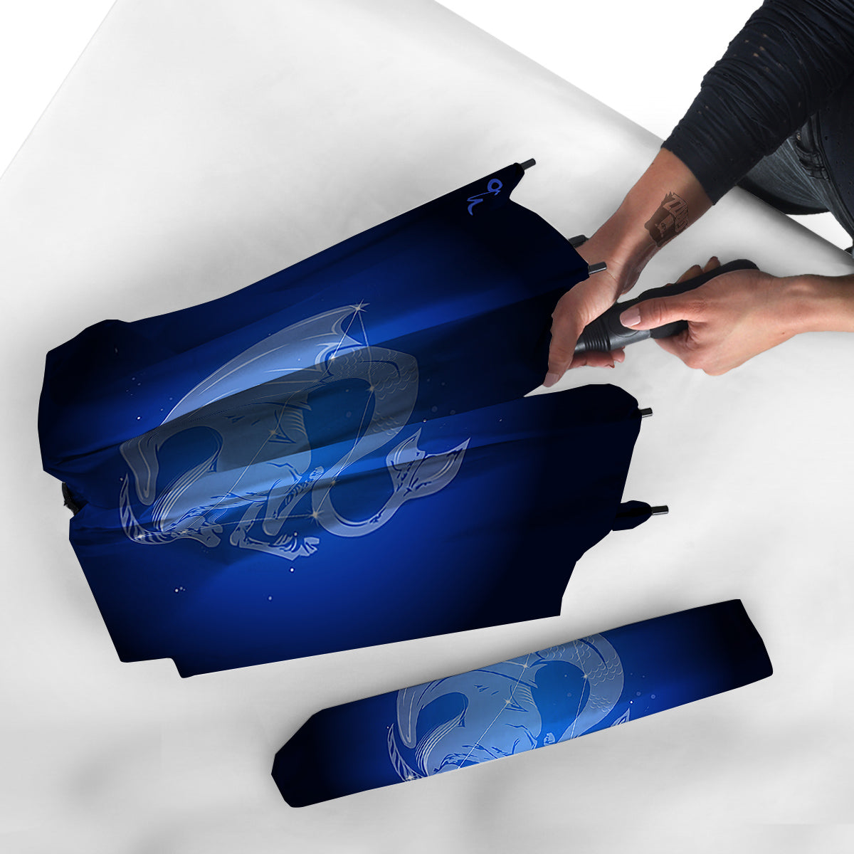 Capricorn Constellation Print Umbrella-grizzshop