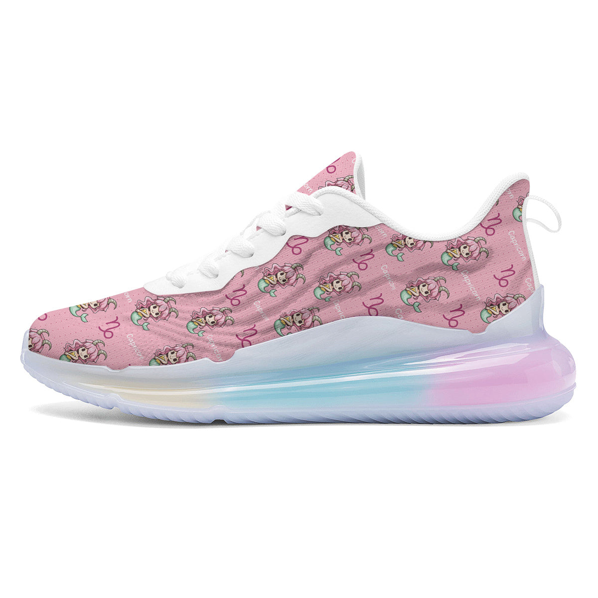 Capricorn Cute Cartoon Print Pattern Running Sneakers-grizzshop