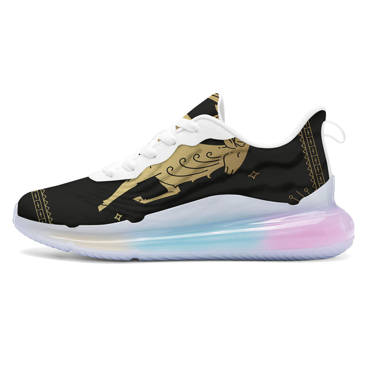 Capricorn Sign Astrological Print Running Sneakers-grizzshop
