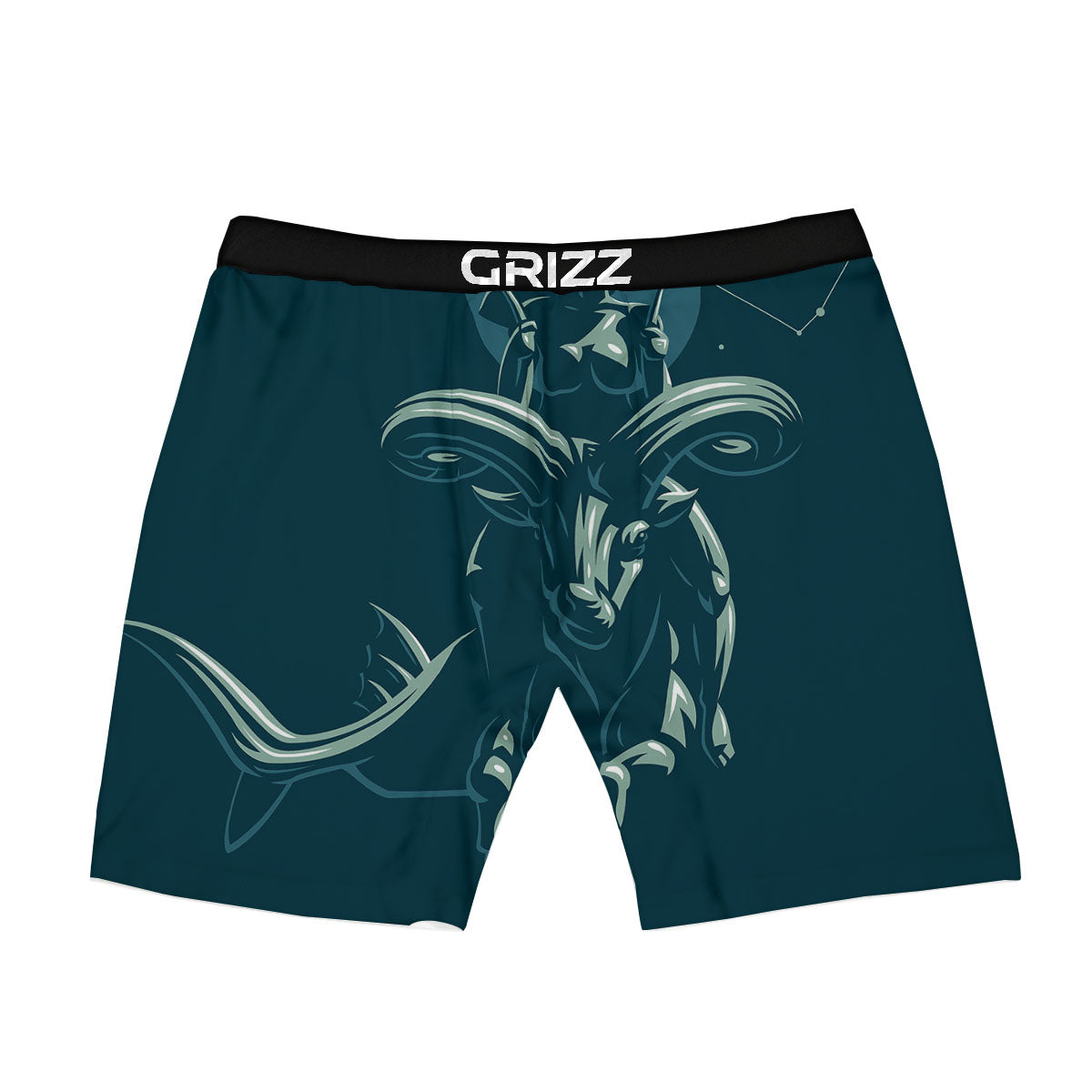 Capricorn Sign Astrology Print Boxer Briefs-grizzshop