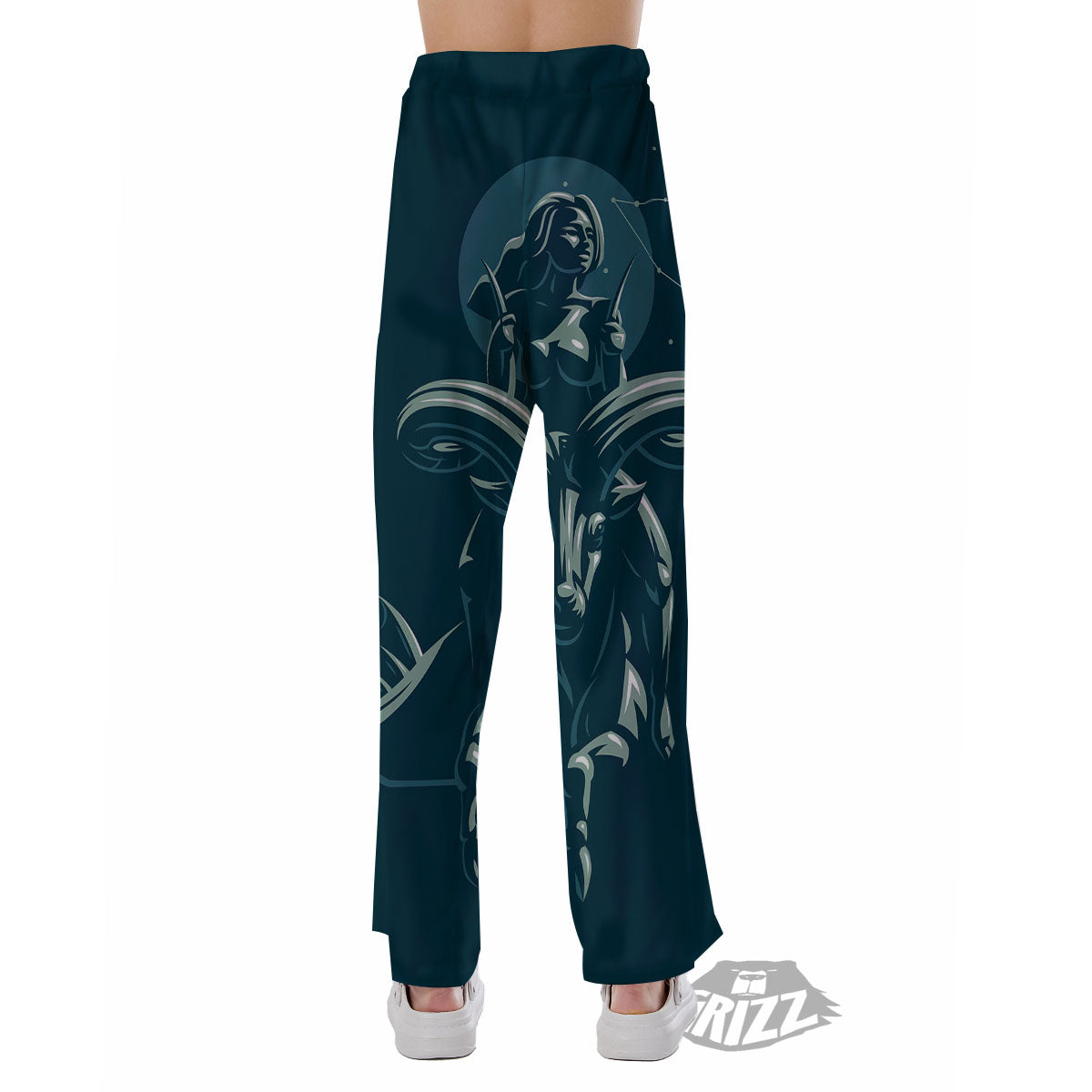 Capricorn Sign Astrology Print Pajama Pants-grizzshop