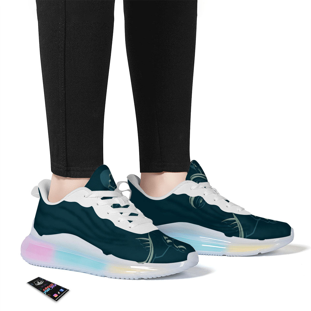 Capricorn Sign Astrology Print Running Sneakers-grizzshop