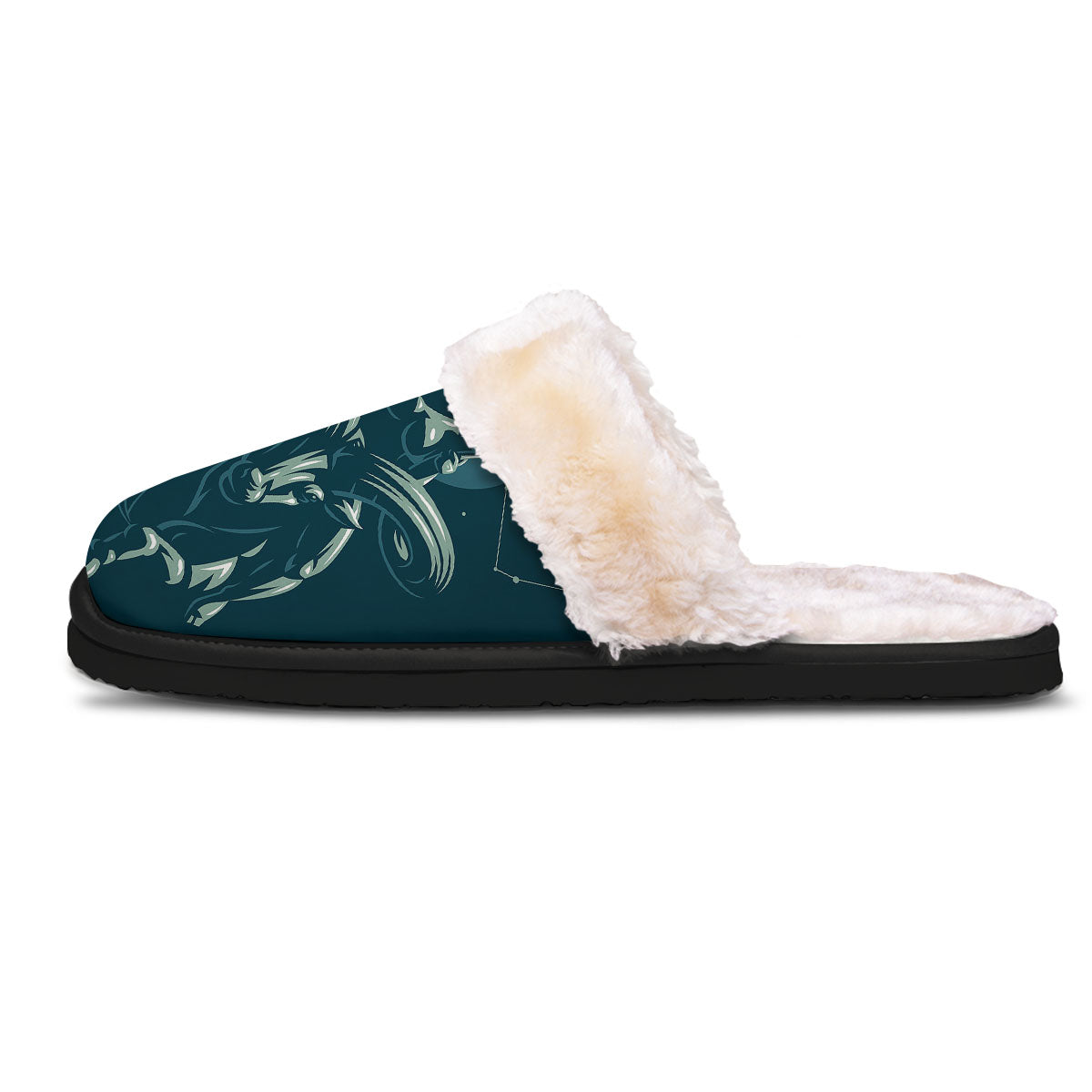 Capricorn Sign Astrology Print Slippers-grizzshop