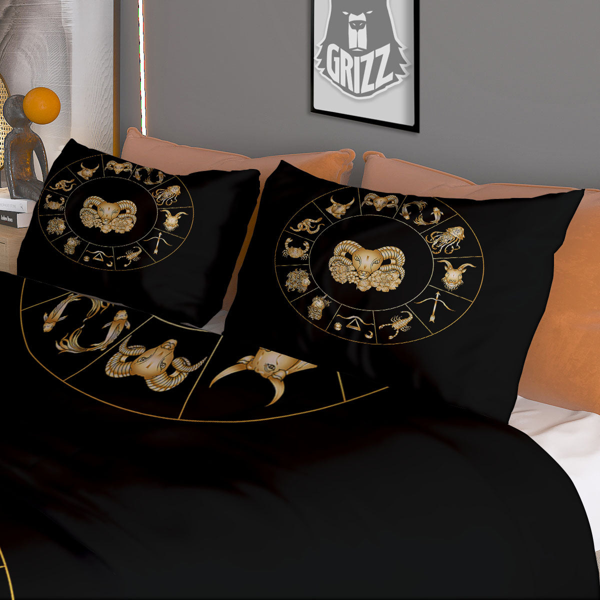Capricorn Sign Fantasy Print Duvet Cover Bedding Set