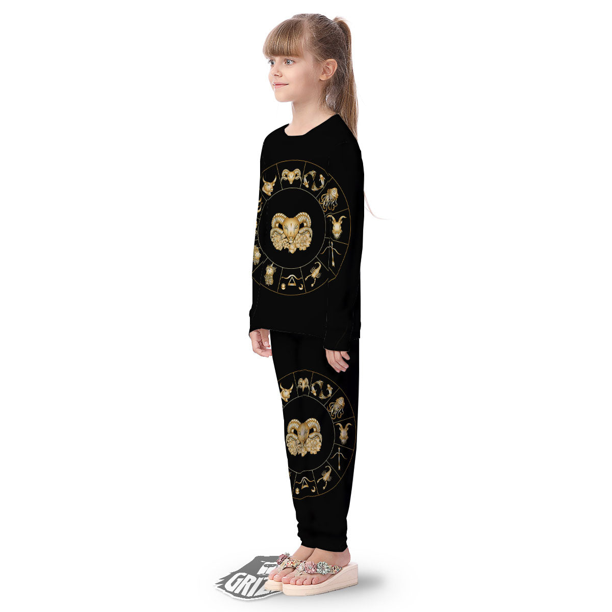 Capricorn Sign Fantasy Print Kid's Pajamas-grizzshop