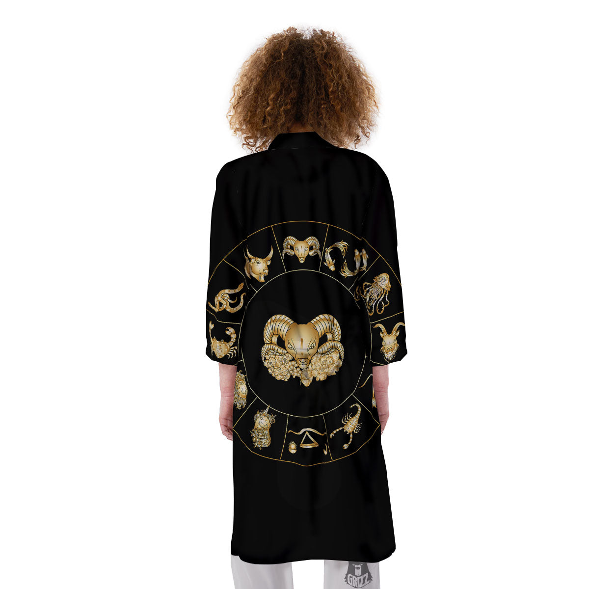 Capricorn Sign Fantasy Print Kimono-grizzshop