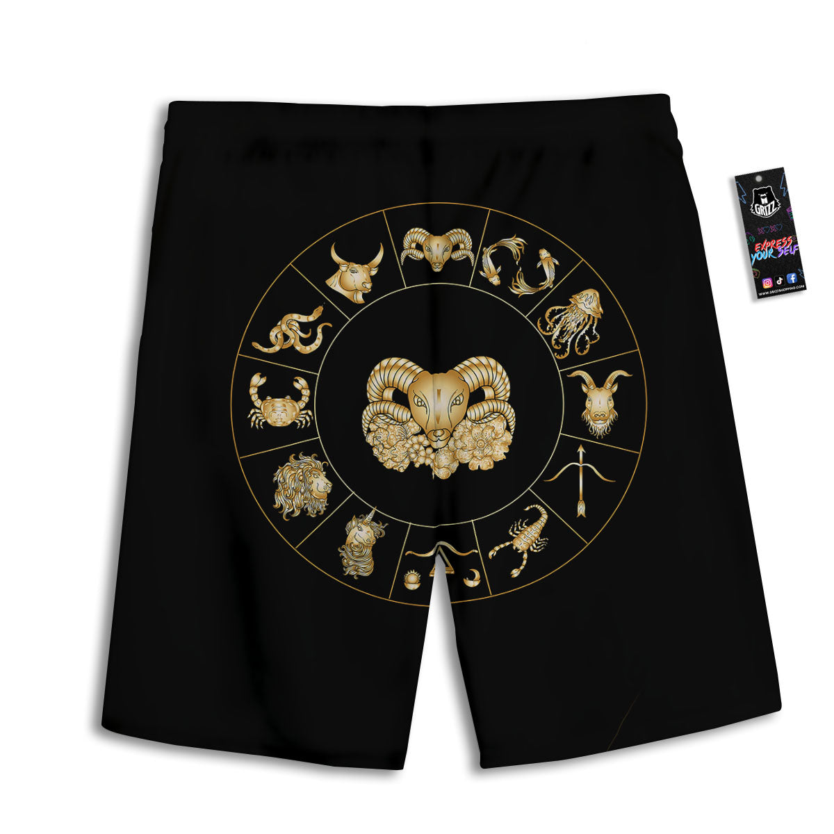 Camouflage Jungle Hunting Print Men's Athletic Shorts