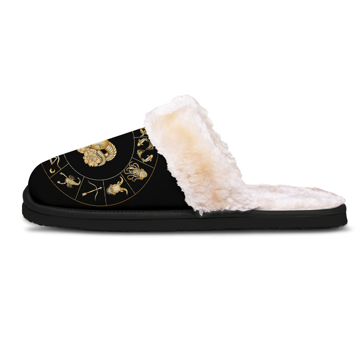 Capricorn Sign Fantasy Print Slippers-grizzshop