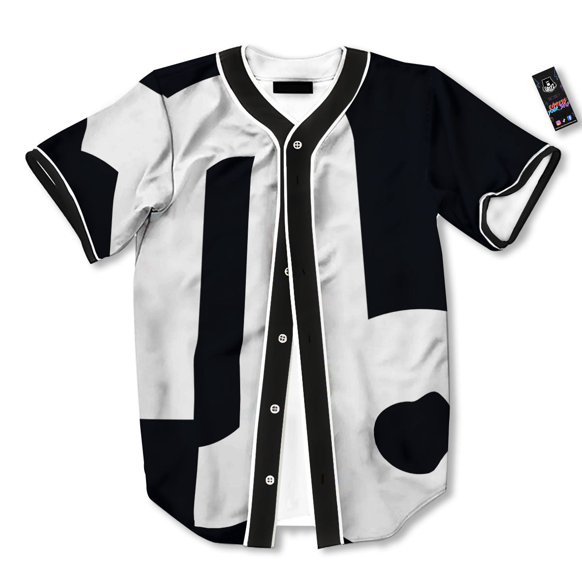 Capricorn Sign Zodiac White And Black Print Baseball Jersey-grizzshop
