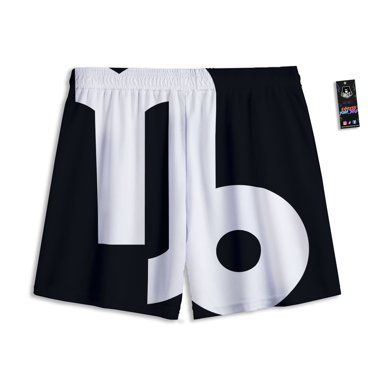 Diamond Print Mesh Shorts