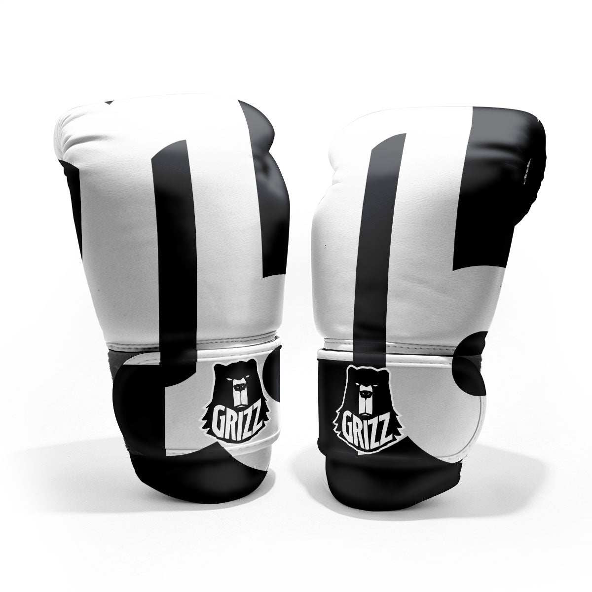 Capricorn Sign Zodiac White And Black Print Pro Boxing Glove