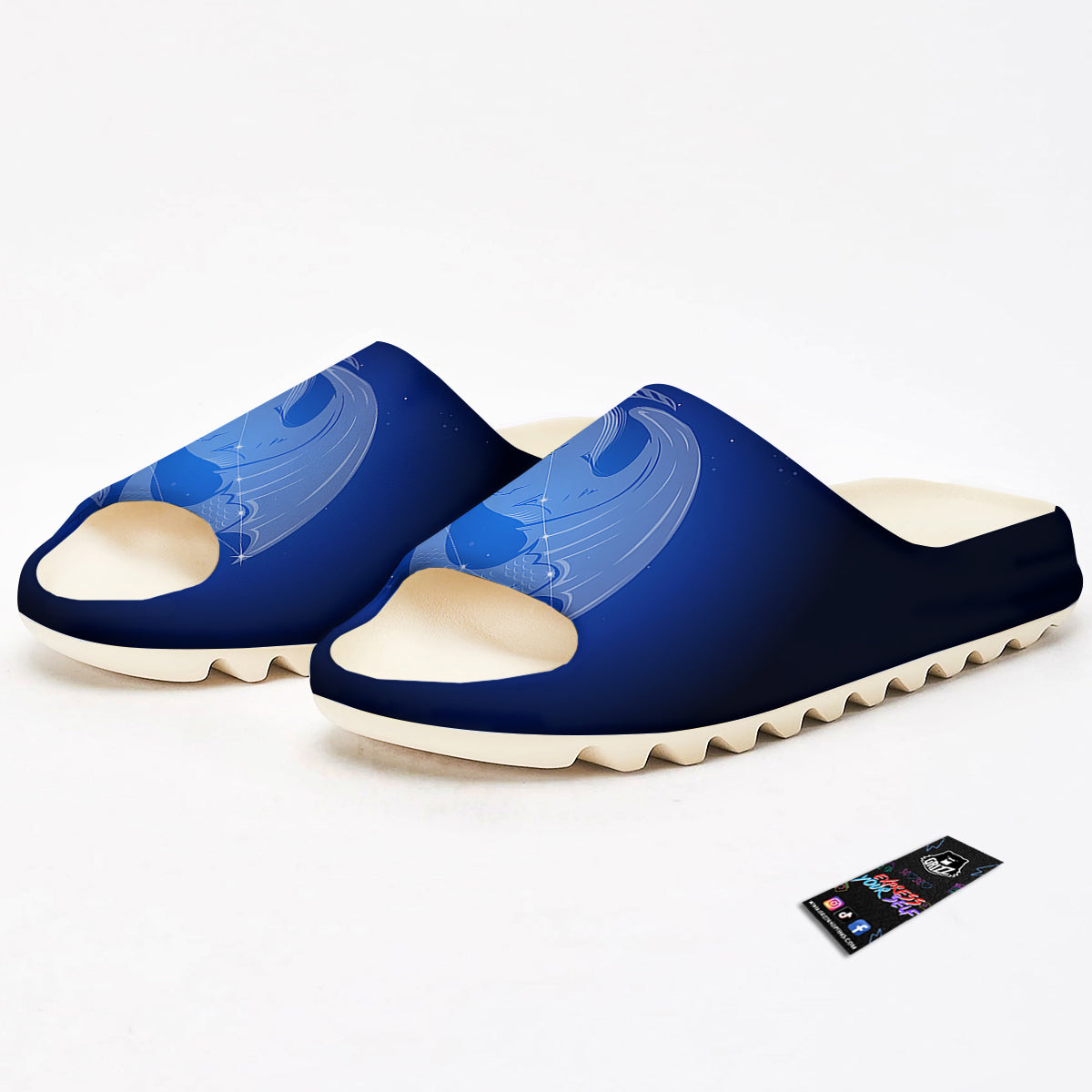 Capricorn Constellation Print Sandals-grizzshop