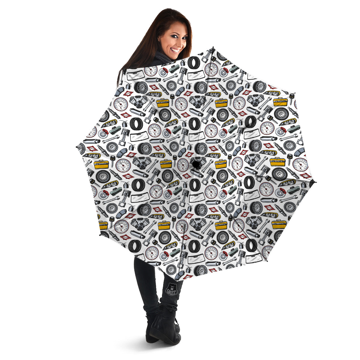 Car Vehicle Accessories Print Pattern Umbrella-grizzshop