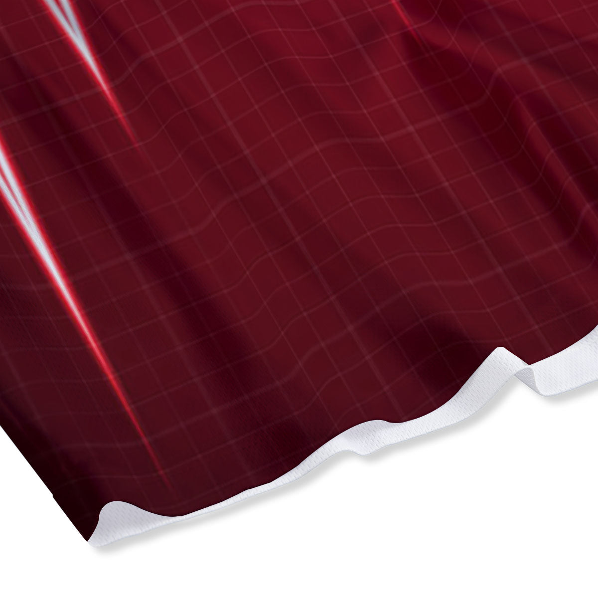 Cardiogram Heartbeat Print Mesh Shorts