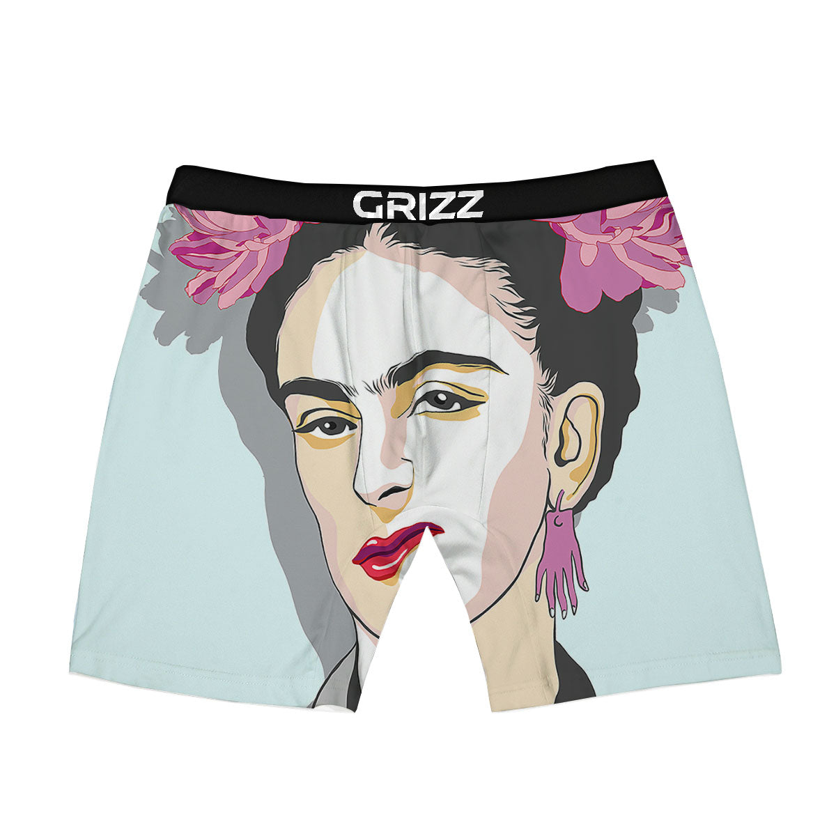 Carmen Frida Kahlo Magdalena Print Boxer Briefs-grizzshop