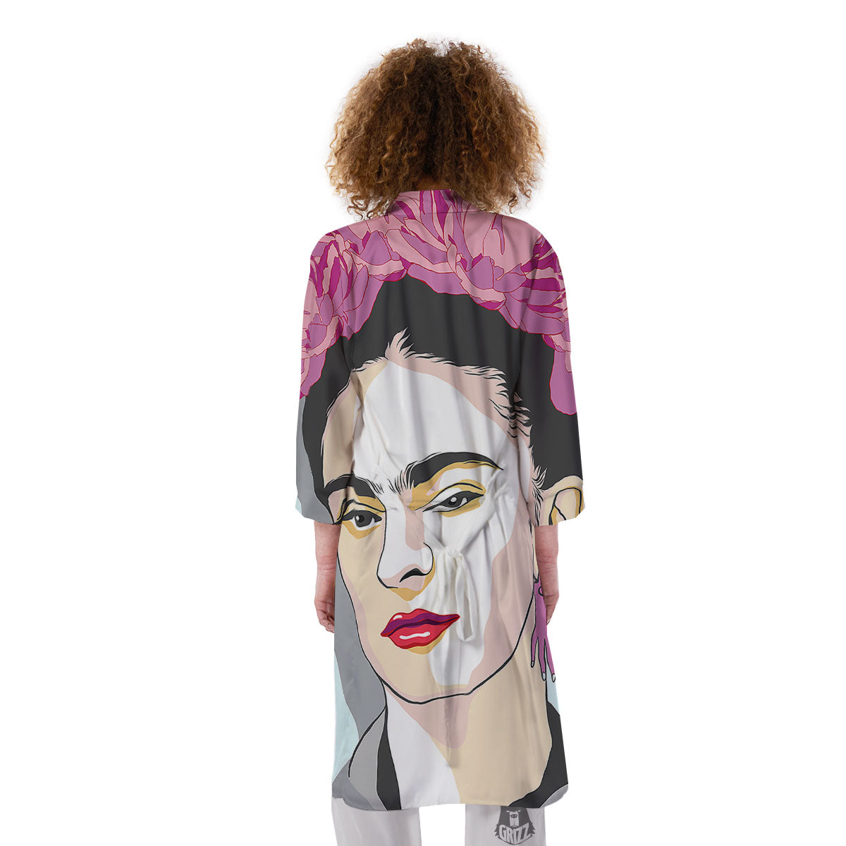Carmen Frida Kahlo Magdalena Print Kimono-grizzshop