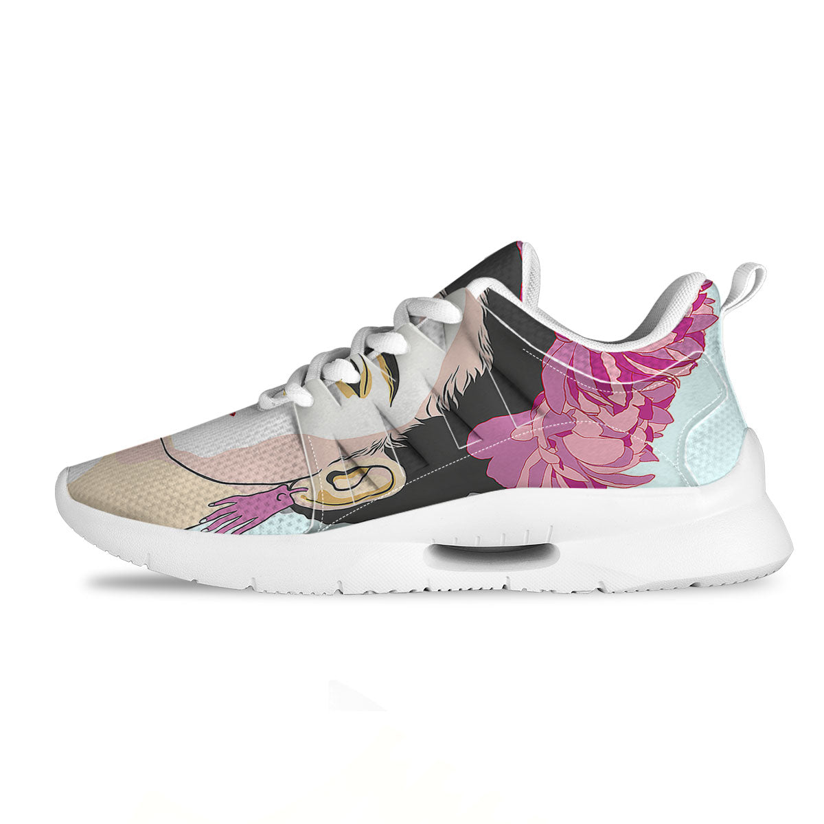 Carmen Frida Kahlo Magdalena Print Tennis Shoes-grizzshop