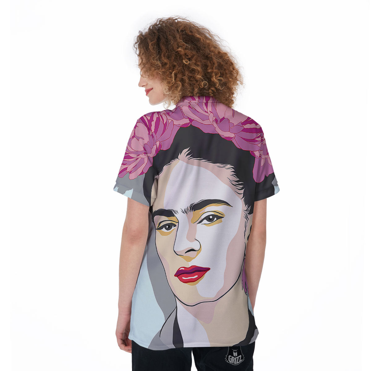 Carmen Frida Kahlo Magdalena Print Women's Golf Shirts-grizzshop