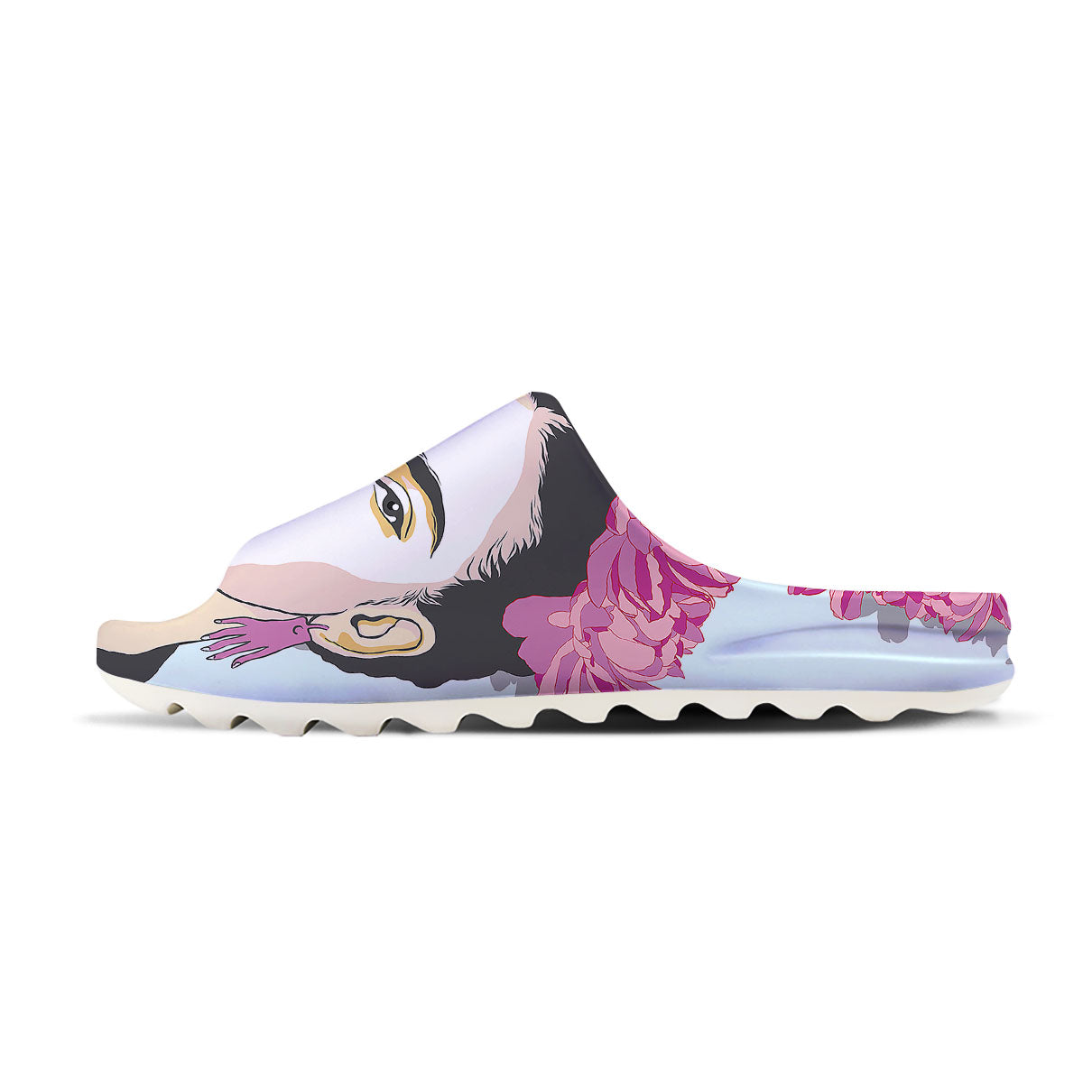 Carmen Frida Kahlo Magdalena Print Sandals-grizzshop