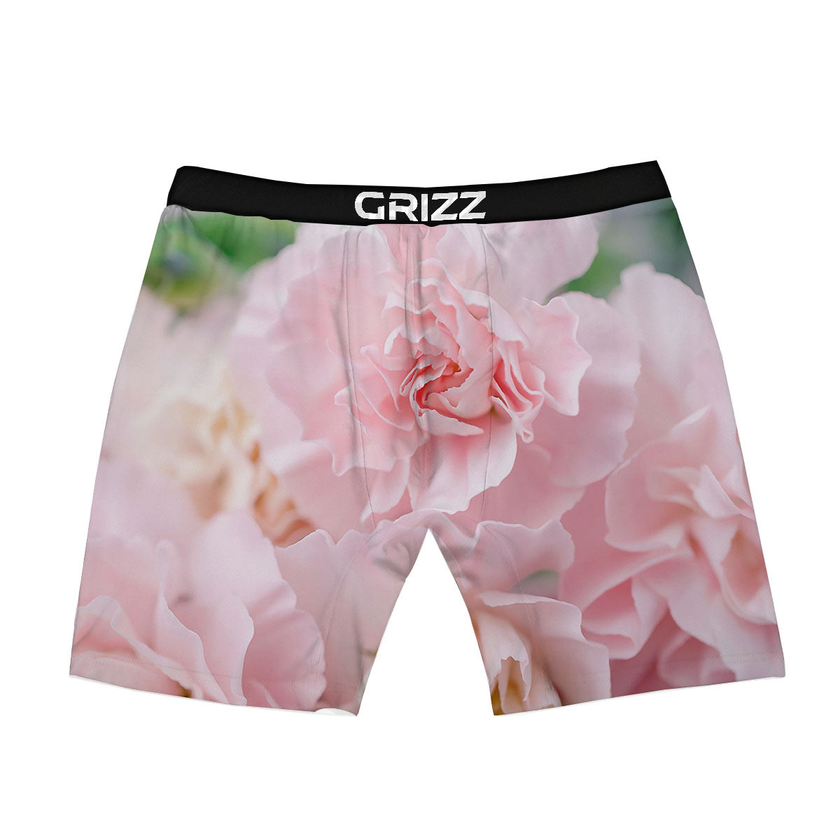 Carnation Flower Pink Print Boxer Briefs-grizzshop