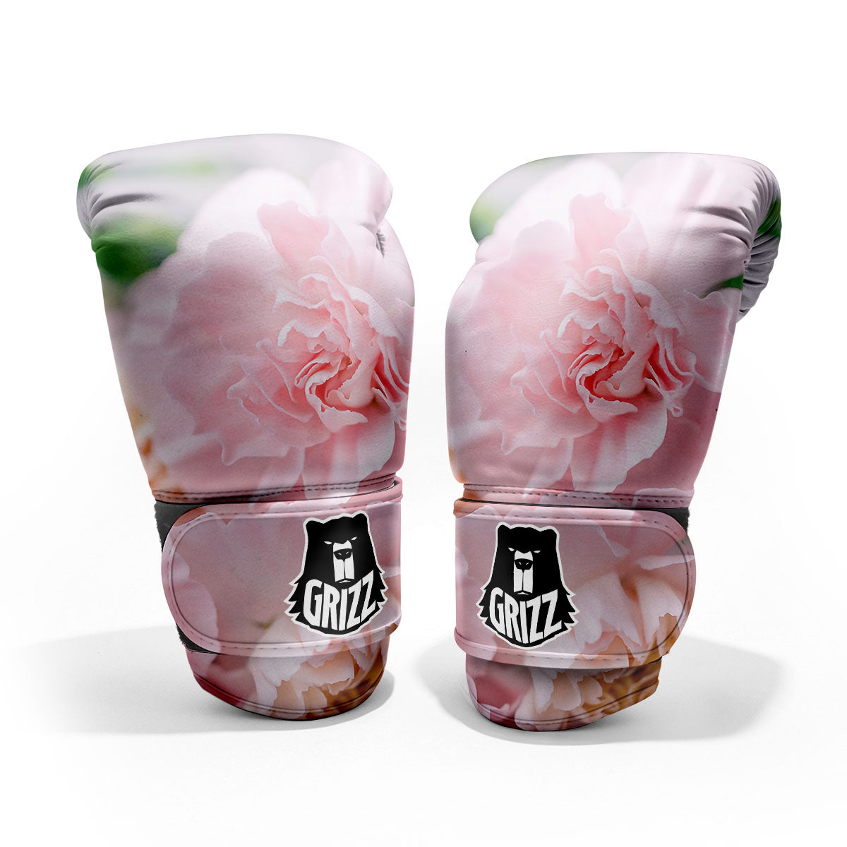 Carnation Flower Pink Print Pro Boxing Glove