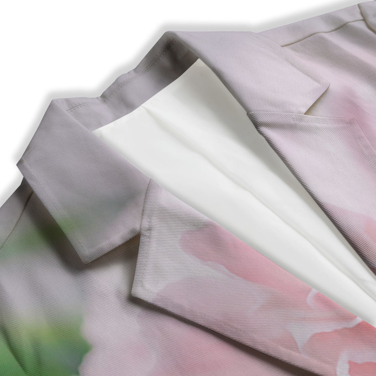 Carnation Flower Pink Print Women's Blazer-grizzshop