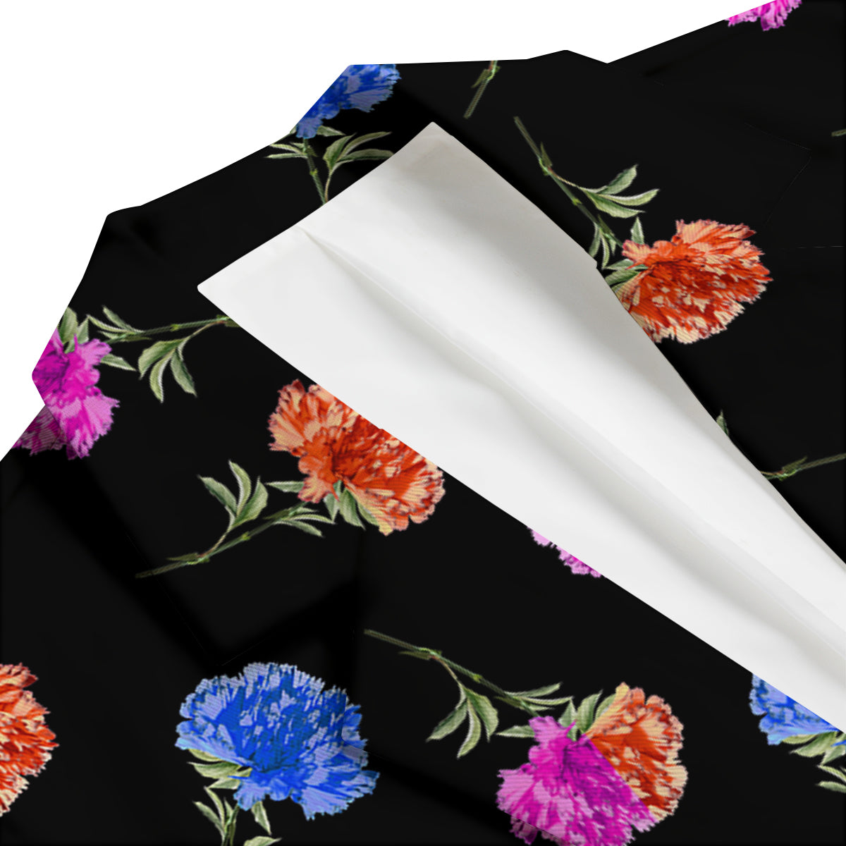 Carnation Watercolor Print Pattern Men's Blazer-grizzshop