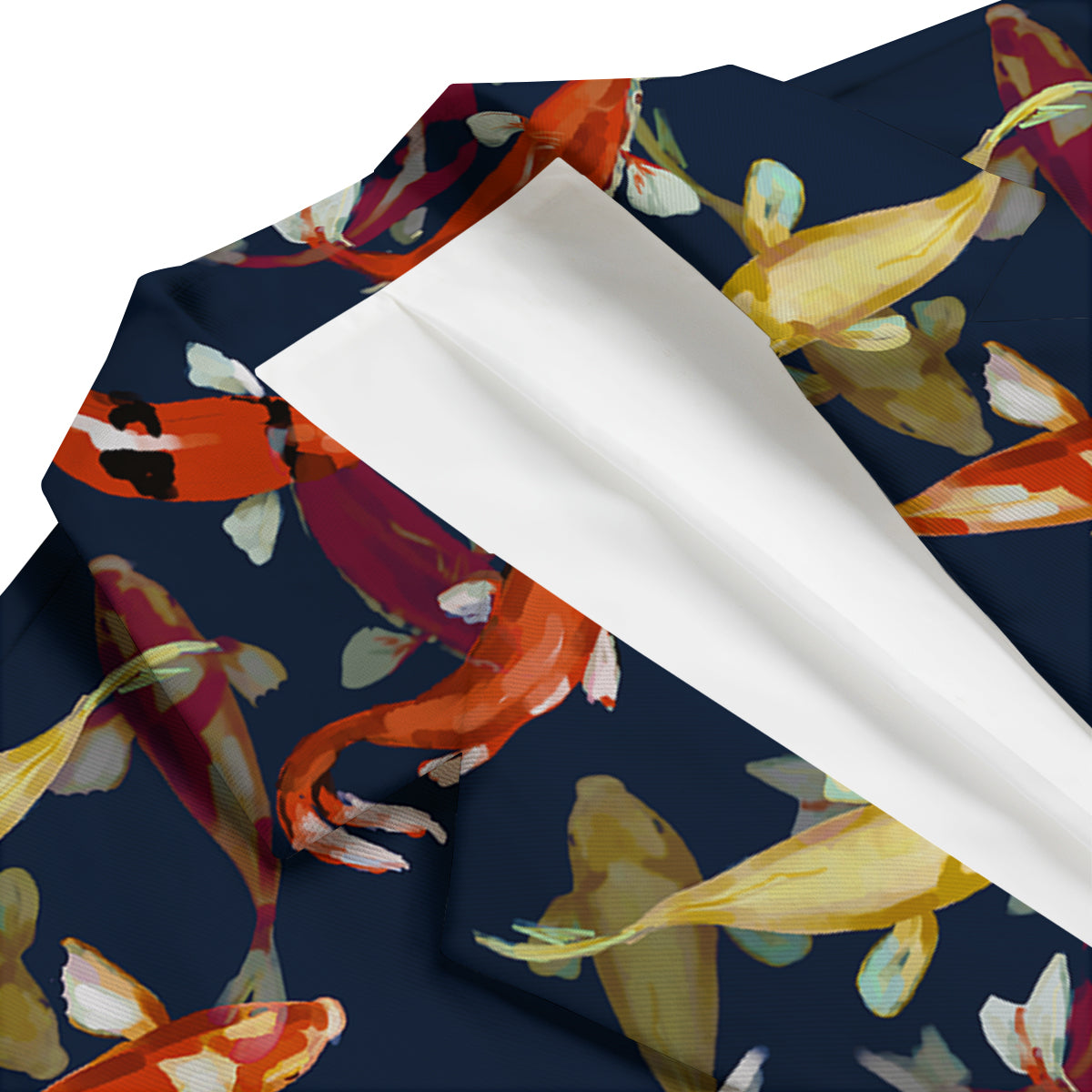 Carp Fish Koi Watercolor Print Pattern Men's Blazer-grizzshop