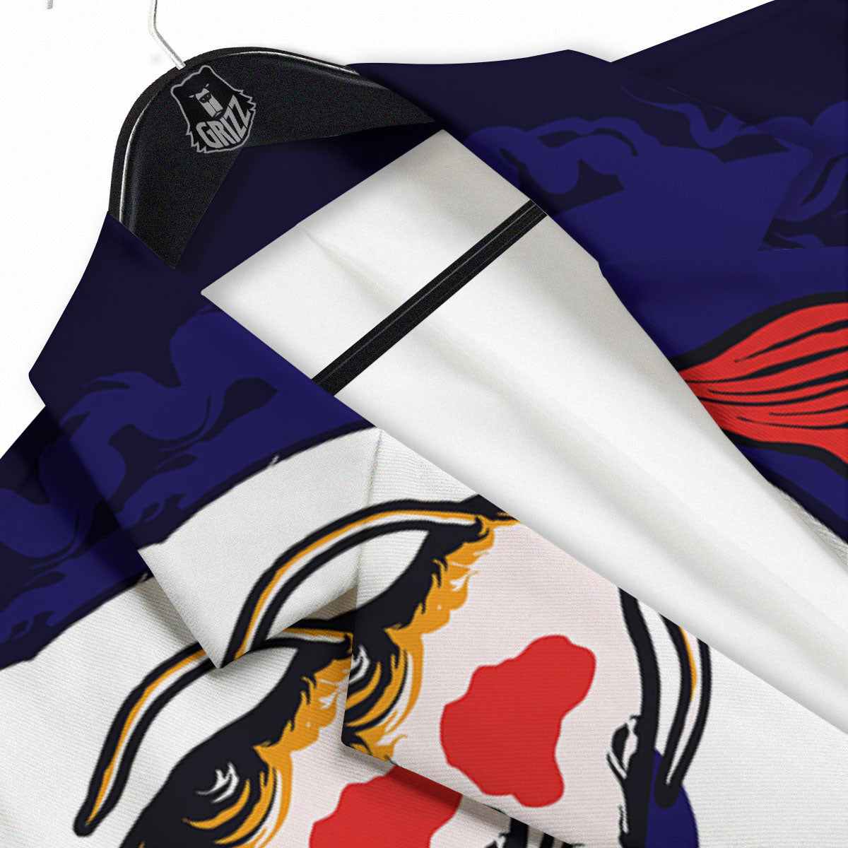 Carp Koi Fish Yin And Yang Print Men's Sport Coat-grizzshop