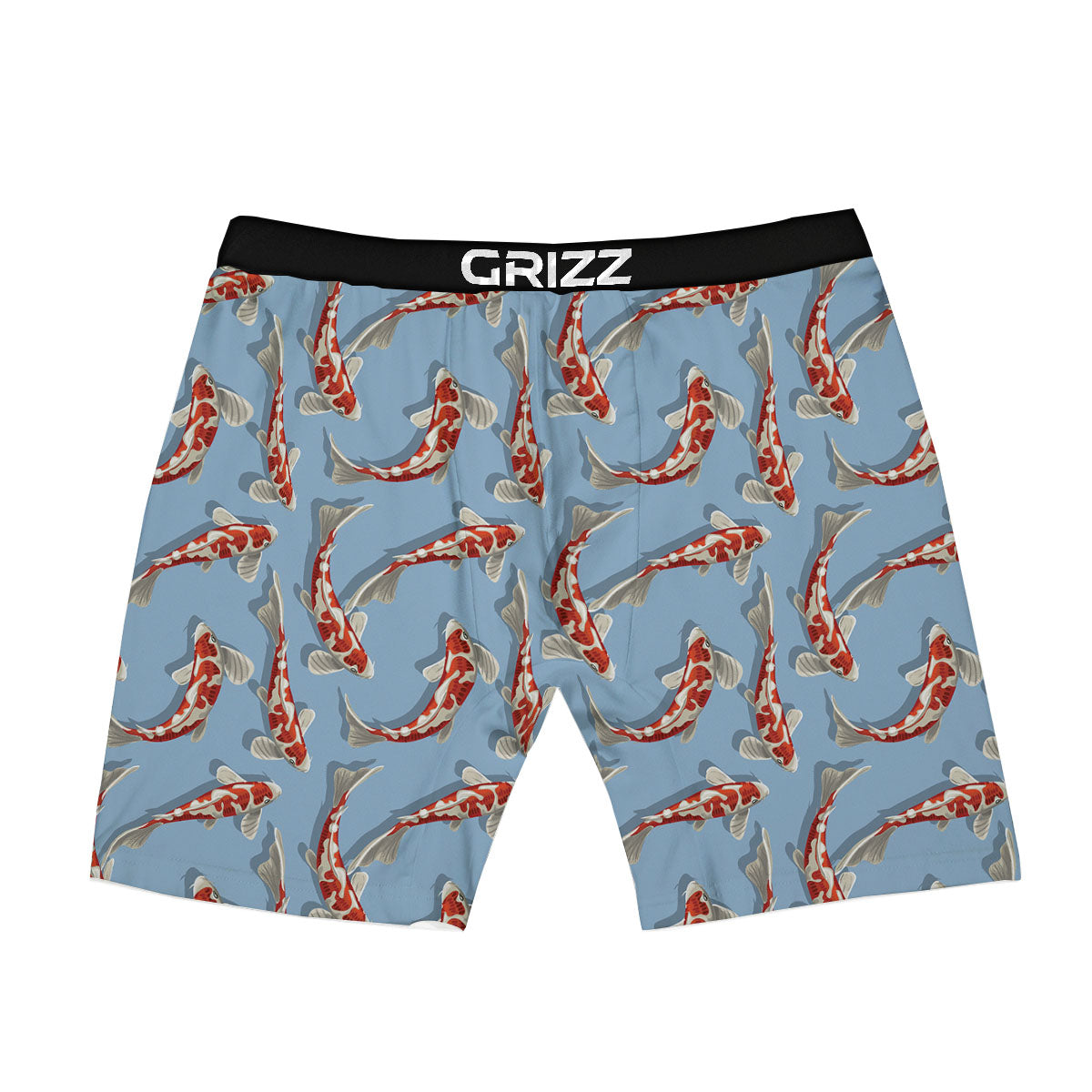 Carp Koi Print Pattern Boxer Briefs-grizzshop