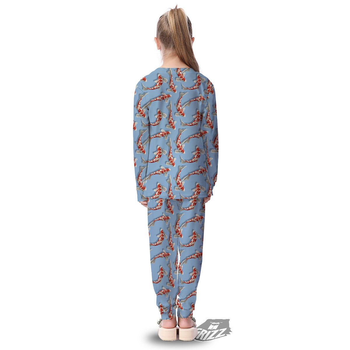 Carp Koi Print Pattern Kid's Pajamas-grizzshop