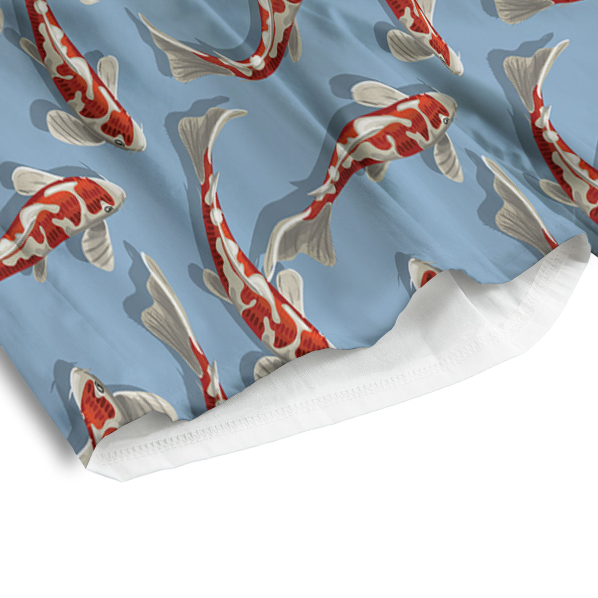Carp Koi Print Pattern Men's Athletic Shorts