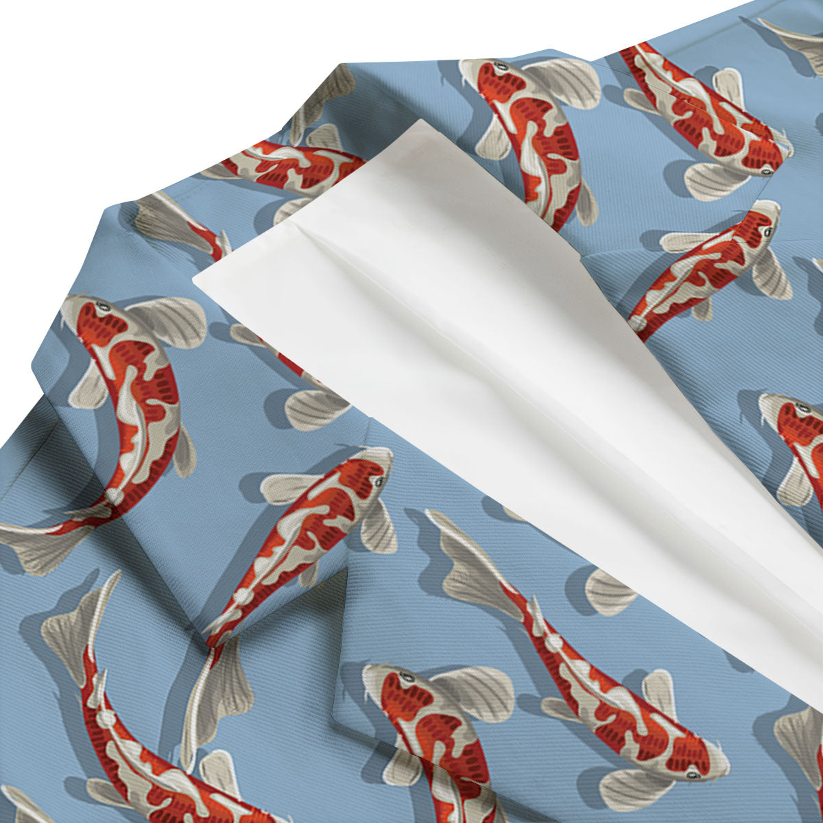 Carp Koi Print Pattern Men's Blazer-grizzshop