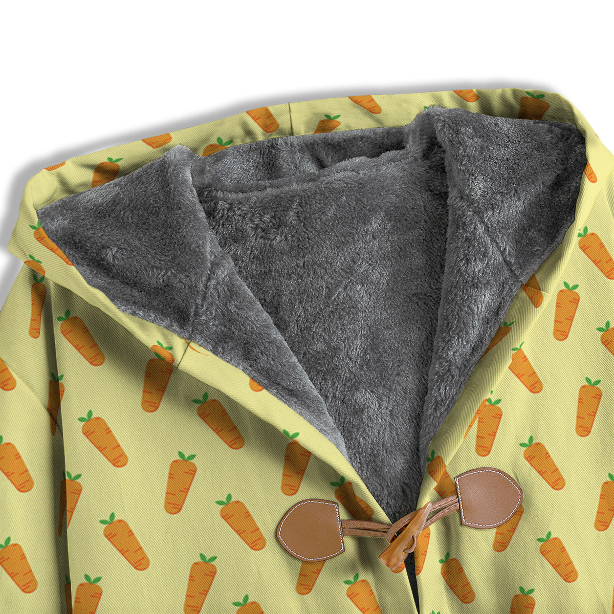 Carrot Cartoon Print Pattern Men's Windbreaker Jacket-grizzshop