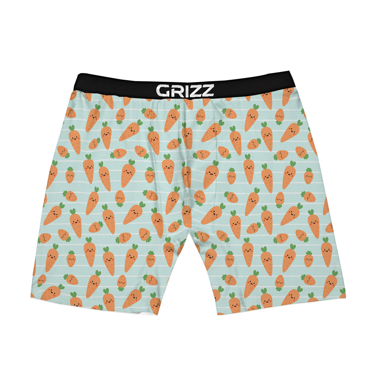 Carrot Cute Print Pattern Boxer Briefs-grizzshop