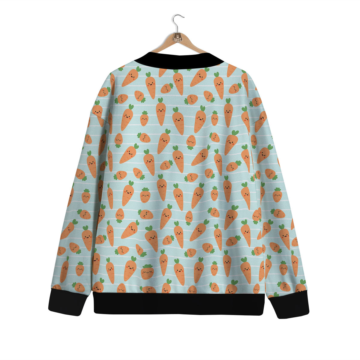 Carrot Cute Print Pattern Cardigan-grizzshop