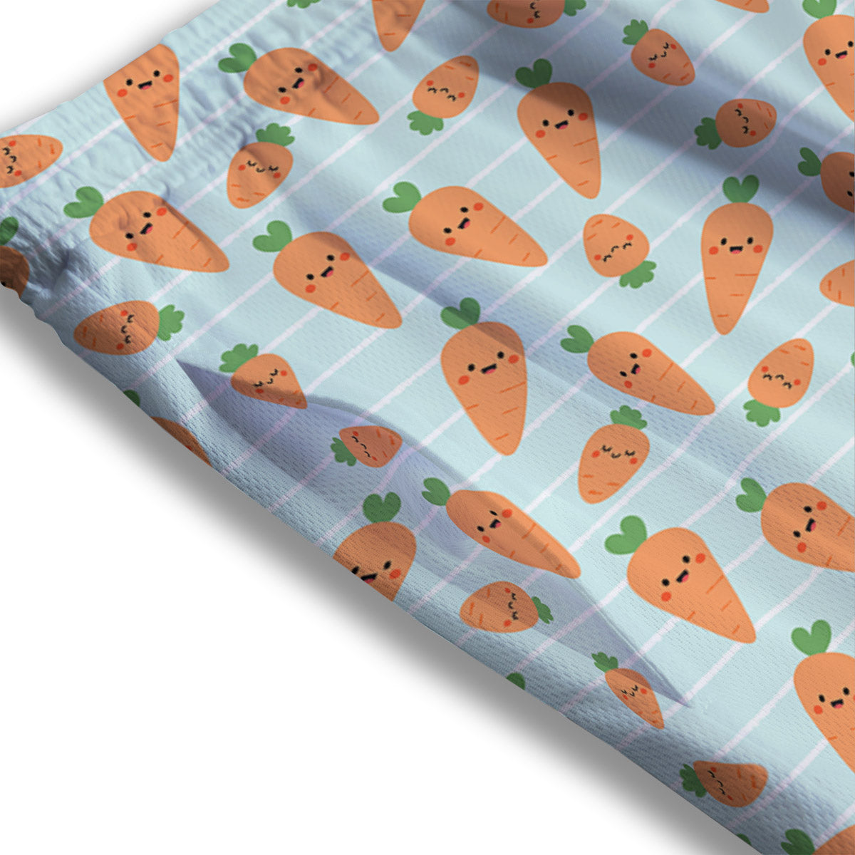 Cookies Gingerbread Man Print Pattern Mesh Shorts