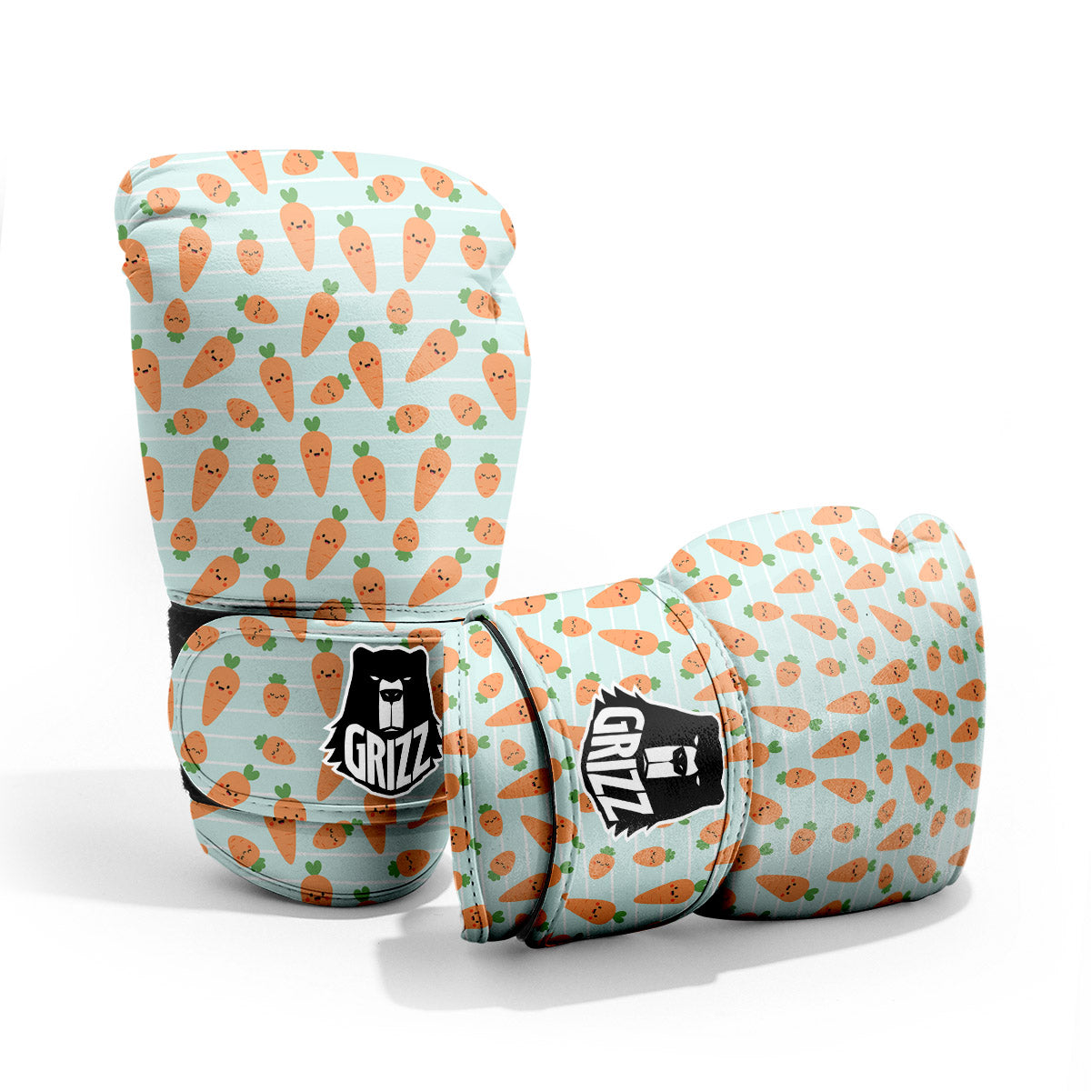 Carrot Cute Print Pattern Pro Boxing Glove