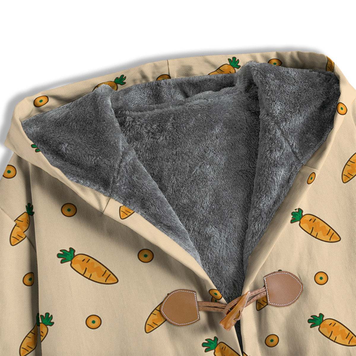 Carrot Little Print Pattern Men's Windbreaker Jacket-grizzshop