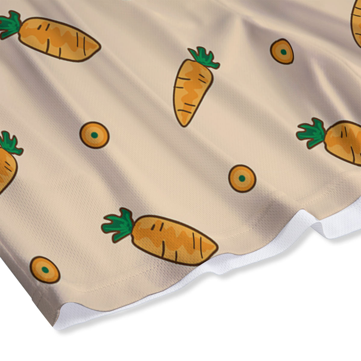 Carrot Little Print Pattern Mesh Shorts