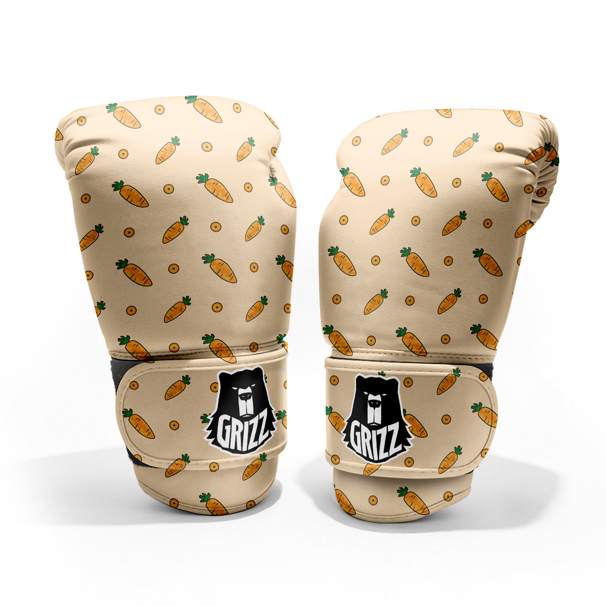 Carrot Little Print Pattern Pro Boxing Glove