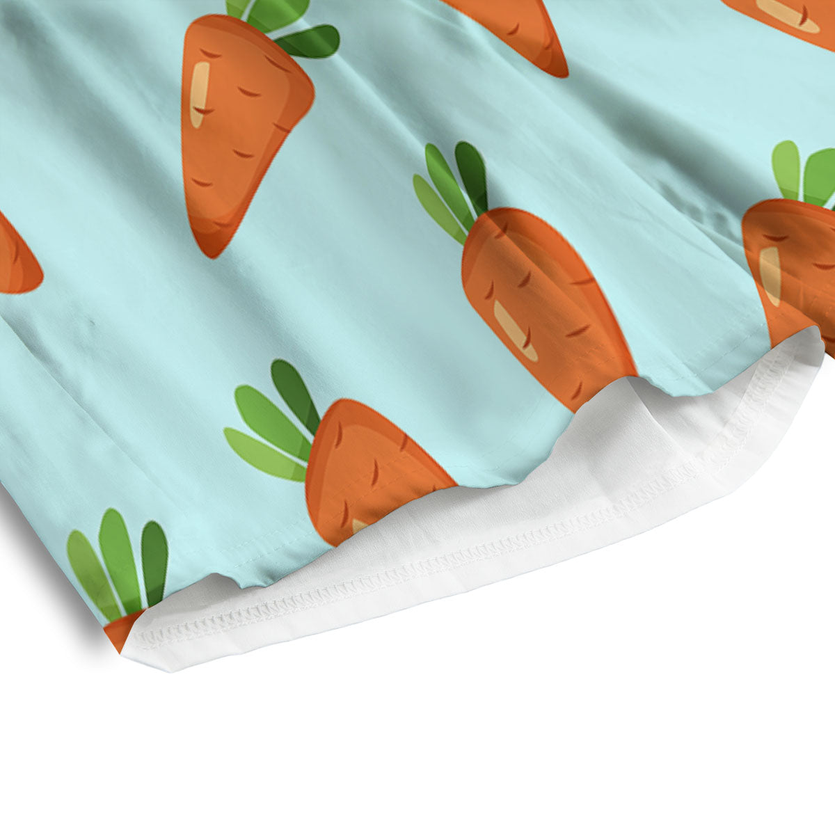 Carrot Print Pattern Men's Athletic Shorts