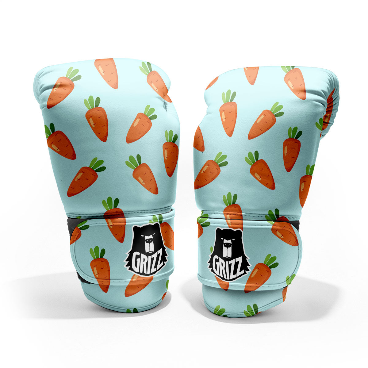 Carrot Print Pattern Pro Boxing Glove