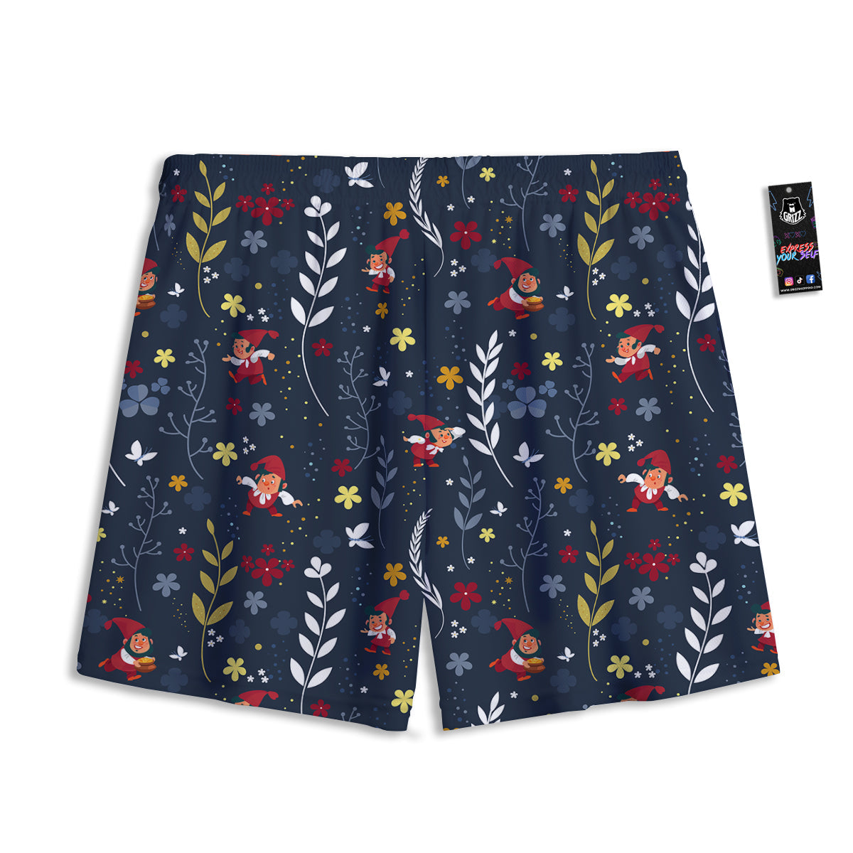 Fiery Universe Nebula Galaxy Space Print Mesh Shorts